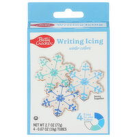 Betty Crocker Writing Icing, Winter Colors, 4 Each