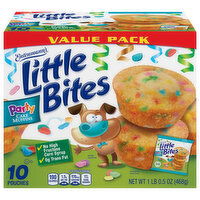 Entenmann's Little Bites Muffins, Party Cake, Value Pack, 10 Each