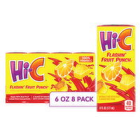 Hi-C  Flashin Fruit Punch Cartons, 8 Each