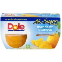 Dole No Sugar Added Mandarin Oranges 4 pack, 4 Ounce