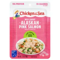 Chicken of the Sea Chicken of the Sea Wild Caught Alaskan Pink Salmon in Spring Water Packet, Low Sodium 2.5 oz, 2.5 Ounce