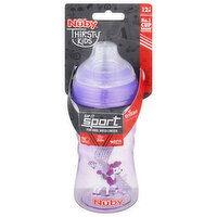 Nuby Sippy Cup, Sip It Sport, Thirsty Kids, 12 Ounce, 12m+, 1 Each