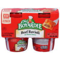 Chef Boyardee Beef Ravioli, 4 Pack, 4 Each