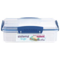 Sistema To Go Food Storage Container, Snack Attack Duo, 3.9 Ounce, 1 Each