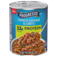Progresso Tomato Sausage & Lentil Soup, 19 Ounce