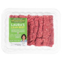 Laura's Lean Beef All Natural 92%/8% Ground Beef, 16 Ounce