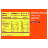 Metamucil Smooth Metamucil 4 in 1 Fiber Supplement Powder, Sugar-Free, Orange, 72 tsp, 15 Ounce