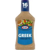 Kraft Greek Vinaigrette Salad Dressing, 16 Fluid ounce