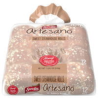 Sara Lee Artesano Rolls, Sweet Steakhouse, 12 Each