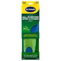 Dr. Scholl's Insoles, All-Purpose Sport & Fitness, Active, Men's, Shoe Sizes 8-14, 1 Each