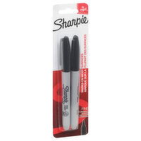 Sharpie Marker, Fine, Permanent, 2 Each