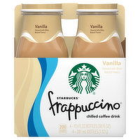 Starbucks Frappuccino Chilled Coffee Drink, Vanilla, 4 Each