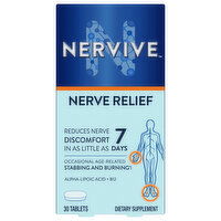 Nervive Nerve Relief, Tablets, 30 Each