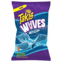 Takis Waves Wavy Potato Chips, Extreme, Blue Heat, 8 Ounce