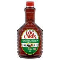 Log Cabin Syrup, Lite, 24 Ounce