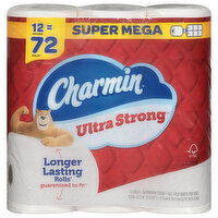 Charmin Ultra Strong Bathroom Tissue, 2-Ply, Super Mega, 12 Each