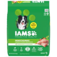 IAMS Proactive Health Dog Food, Chicken & Whole Grain Recipe, Minichunks, Adult 1+, 30 Pound