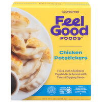 Feel Good Foods Chicken Potstickers, Gluten Free, 10 Ounce