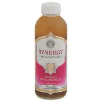 Synergy Kombucha, Pomelo Pink Lemonade, 16 Fluid ounce