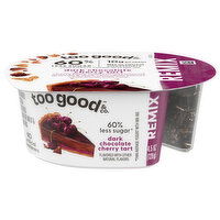 Too Good & Co. Yogurt, Ultra-Filtered, Yogurt-Cultured, Dark Chocolate Cherry Tart, 4.5 Ounce