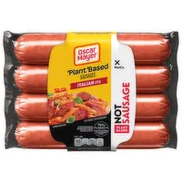 Oscar Mayer Sausages, Plant Based, Italian Style, 10.7 Ounce