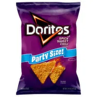 Doritos Tortilla Chips, Spicy Sweet Chili Flavored, Party Size, 14.5 Ounce