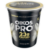 Oikos Pro Yogurt, Vanilla, 32 Ounce