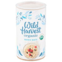 Wild Harvest Oats, Organic, Quick, 18 Ounce