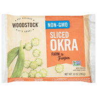 Woodstock Okra, Sliced, 10 Ounce