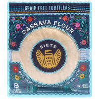 Siete Tortillas, Grain Free, Cassava Flour, 8 Each