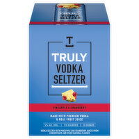 Truly Vodka Seltzer, Pineapple & Cranberry, 4 Each