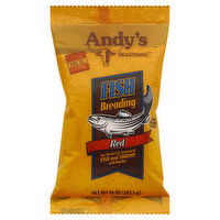 Andys Seasoning Fish Breading, Red, 10 Ounce