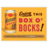 Shiner Box O' Bocks! Beer, 144 Fluid ounce