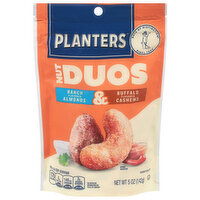 Planters Nut Duos Almonds & Cashews, Ranch/Buffalo Flavored, 5 Ounce