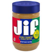 Jif Extra Crunchy Peanut Butter, 16 Ounce