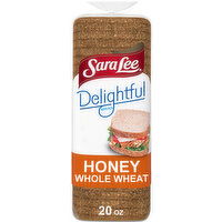 Sara Lee Delightful Honey Whole Wheat Honey Bread, 20 oz, 20 Ounce