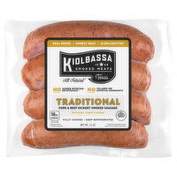 Kiolbassa Hickory Smoked Traditional Sausage, 13 Ounce