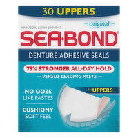 Sea Bond Denture Adhesive Seals, Uppers, Original, 30 Each