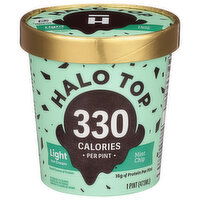 Halo Top Ice Cream, Light, Mint Chip, 1 Pint