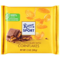 Ritter Sport Milk Chocolate, with Cornflakes, 3.5 Ounce