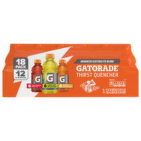 Gatorade Lemon Lime/Fruit Punch/Orange Thirst Quencher, 18 Each