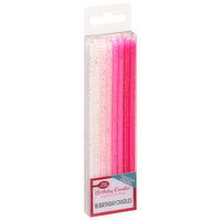 Betty Crocker Birthday Candles, Pretty In Pink, 16 Each