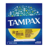 Tampax Tampax Cardboard Tampons Regular Absorbency, 20 Ct, 20 Each