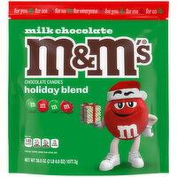 M&M'S M&M'S Milk Chocolate Christmas Candy, 38 oz Resealable Bag, 38 Ounce