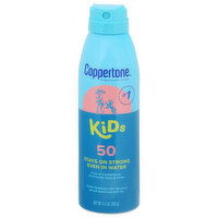 Coppertone Sunscreen, Broad Spectrum, Kids, Spray, SPF 50, 5.5 Ounce