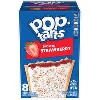 Pop-Tarts Toaster Pastries, Frosted Strawberry, 8 Each