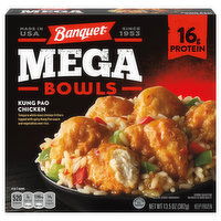 Banquet Mega Bowls Mega Bowls Frozen Kung Pao Chicken, 13.5 Ounce