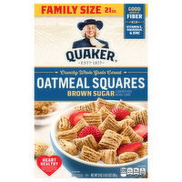 Quaker Brown Sugar Oatmeal Squares Family Size, 21 Ounce