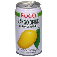 Foco Mango Drink, 11.8 Fluid ounce