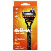 Gillette Gillette Fusion5 Fusion5 Razor for Men, Handle + 2 Razor Blade Refills, 1 Each